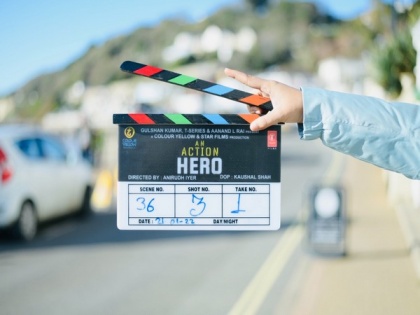 Ayushmann Khurrana's 'An Action Hero' kicks off shoot in London, shares motion teaser | Ayushmann Khurrana's 'An Action Hero' kicks off shoot in London, shares motion teaser