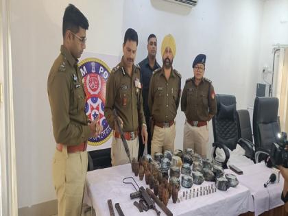 Large stash of weapons, grenades, bombs, recovered from forest area in Assam | Large stash of weapons, grenades, bombs, recovered from forest area in Assam Large stash of weapons, grenades, bombs, recovered from forest area in Assam | Large stash of weapons, grenades, bombs, recovered from forest area in Assam