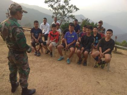Assam Rifles conducts motivational lecture; encourages youth to prepare for joining Armed forces | Assam Rifles conducts motivational lecture; encourages youth to prepare for joining Armed forces