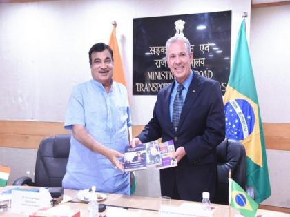 Nitin Gadkari meets Brazil's energy Minister, calls on strengthening both economies by Ethanol usage | Nitin Gadkari meets Brazil's energy Minister, calls on strengthening both economies by Ethanol usage