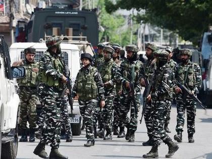 J-K: Encounter underway in Pulwama's Pahoo, 3 LeT terrorists trapped | J-K: Encounter underway in Pulwama's Pahoo, 3 LeT terrorists trapped