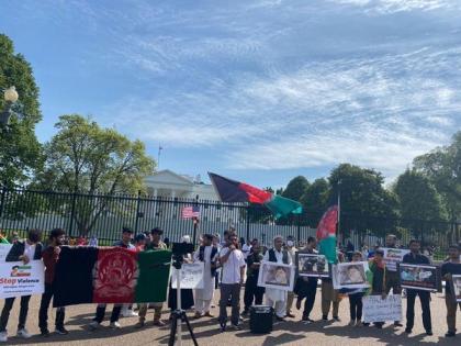 Afghan diaspora in US hold protest against Pakistani airstrike | Afghan diaspora in US hold protest against Pakistani airstrike