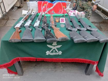Assam Rifles recover huge cache of weapons, war-like stores in Mizoram | Assam Rifles recover huge cache of weapons, war-like stores in Mizoram