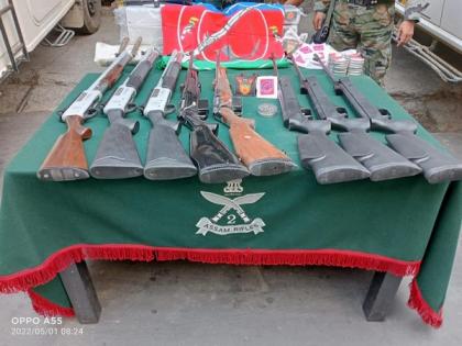 Assam Rifles recover huge cache of weapons, war-like stores in Mizoram | Assam Rifles recover huge cache of weapons, war-like stores in Mizoram Assam Rifles recover huge cache of weapons, war-like stores in Mizoram | Assam Rifles recover huge cache of weapons, war-like stores in Mizoram