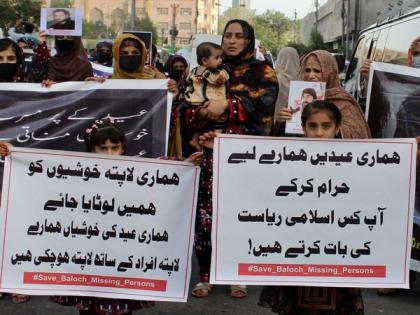 Pakistan: Protests held against forced disappearances in Balochistan on Eid | Pakistan: Protests held against forced disappearances in Balochistan on Eid Pakistan: Protests held against forced disappearances in Balochistan on Eid | Pakistan: Protests held against forced disappearances in Balochistan on Eid