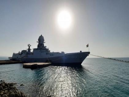 INS Kolkata visited Djibouti as part of anti-piracy patrol by Indian Navy | INS Kolkata visited Djibouti as part of anti-piracy patrol by Indian Navy