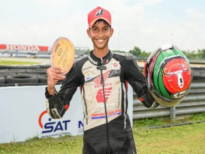 Honda Racing India rider Sarthak Chavan first Indian to secure podium finish at Thailand Talent Cup | Honda Racing India rider Sarthak Chavan first Indian to secure podium finish at Thailand Talent Cup