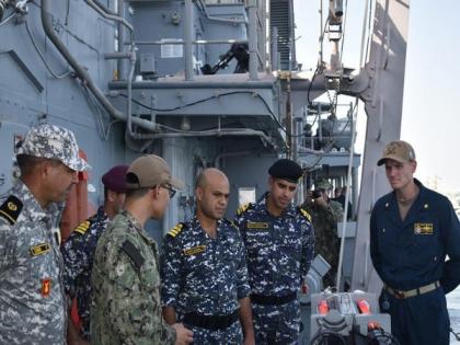 INS Talwar deployed in Persian Gulf participates in bilateral activities with multi-national forces | INS Talwar deployed in Persian Gulf participates in bilateral activities with multi-national forces
