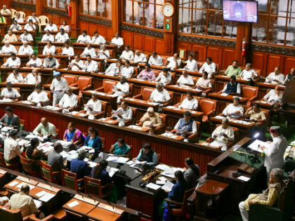 Ruckus in Karnataka Assembly as BJP protests delay in implementing poll promises | Ruckus in Karnataka Assembly as BJP protests delay in implementing poll promises