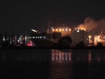 2 firefighters missing after fire on ship in New Jersey | 2 firefighters missing after fire on ship in New Jersey