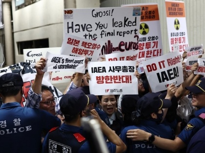 IAEA chief arrives in S.Korea to discuss Fukushima water discharge report | IAEA chief arrives in S.Korea to discuss Fukushima water discharge report