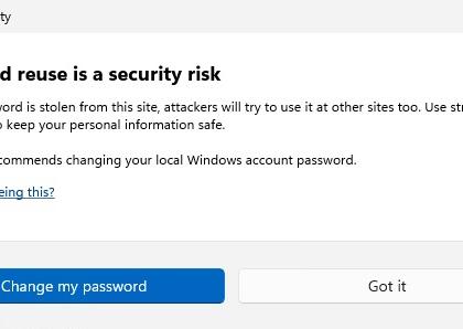 Windows 11 to alert users about unsafe copy & pasted passwords | Windows 11 to alert users about unsafe copy & pasted passwords Windows 11 to alert users about unsafe copy & pasted passwords | Windows 11 to alert users about unsafe copy & pasted passwords
