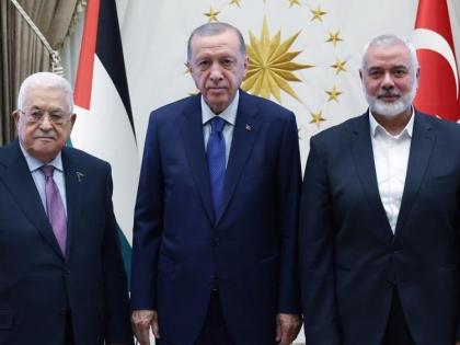 Erdogan meets Palestinian President, Hamas leader | Erdogan meets Palestinian President, Hamas leader Erdogan meets Palestinian President, Hamas leader | Erdogan meets Palestinian President, Hamas leader