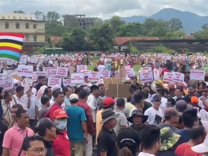 Massive peace rally in Manipur against militants, division of state | Massive peace rally in Manipur against militants, division of state Massive peace rally in Manipur against militants, division of state | Massive peace rally in Manipur against militants, division of state