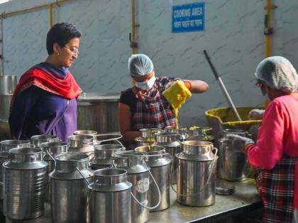 Atishi inspects Anganwadi food center in Delhi | Atishi inspects Anganwadi food center in Delhi Atishi inspects Anganwadi food center in Delhi | Atishi inspects Anganwadi food center in Delhi