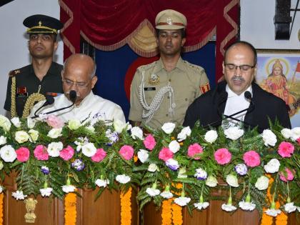 Himachal Governor administers oath to three High Court judges | Himachal Governor administers oath to three High Court judges Himachal Governor administers oath to three High Court judges | Himachal Governor administers oath to three High Court judges