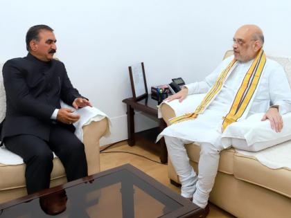 Himachal CM calls on Shah, seeks Rs 2,000 cr calamity relief | Himachal CM calls on Shah, seeks Rs 2,000 cr calamity relief