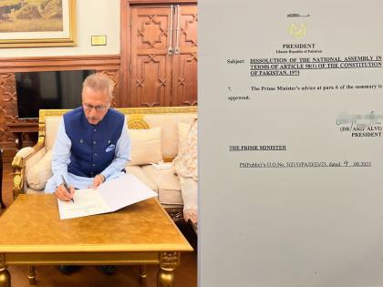 Pak President dissolves National Assembly, paves way for polls | Pak President dissolves National Assembly, paves way for polls Pak President dissolves National Assembly, paves way for polls | Pak President dissolves National Assembly, paves way for polls