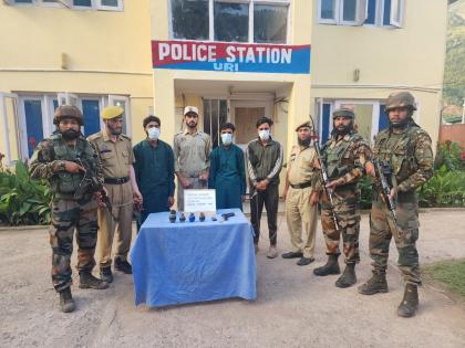 Terror module busted in J&K, 3 LeT terrorist associates arrested | Terror module busted in J&K, 3 LeT terrorist associates arrested Terror module busted in J&K, 3 LeT terrorist associates arrested | Terror module busted in J&K, 3 LeT terrorist associates arrested