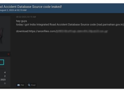 Govt's Parivahan website's source code, user data exposed on dark web | Govt's Parivahan website's source code, user data exposed on dark web Govt's Parivahan website's source code, user data exposed on dark web | Govt's Parivahan website's source code, user data exposed on dark web