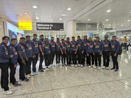 IBSA World Games: Indian men's blind cricket team arrives in London | IBSA World Games: Indian men's blind cricket team arrives in London