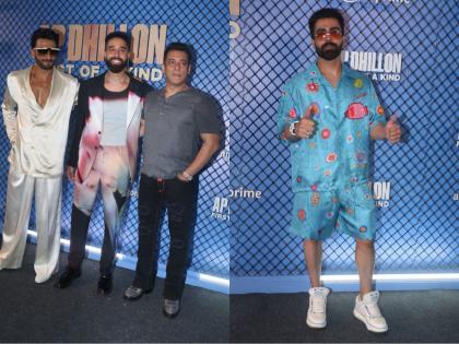 Fans witness Salman Khan, Ranveer-Harrdy's bromance at AP Dhillon's docu-series screening | Fans witness Salman Khan, Ranveer-Harrdy's bromance at AP Dhillon's docu-series screening Fans witness Salman Khan, Ranveer-Harrdy's bromance at AP Dhillon's docu-series screening | Fans witness Salman Khan, Ranveer-Harrdy's bromance at AP Dhillon's docu-series screening