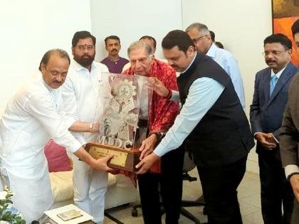 Ratan Tata receives 'Udyog Ratna' award from Maharashtra govt | Ratan Tata receives 'Udyog Ratna' award from Maharashtra govt Ratan Tata receives 'Udyog Ratna' award from Maharashtra govt | Ratan Tata receives 'Udyog Ratna' award from Maharashtra govt