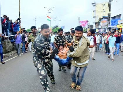 BJP protest triggers tension in Telangana’s Nirmal town | BJP protest triggers tension in Telangana’s Nirmal town BJP protest triggers tension in Telangana’s Nirmal town | BJP protest triggers tension in Telangana’s Nirmal town