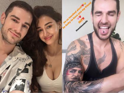 Disha Patani's 'BFF' Aleksander gets her face inked on his arm | Disha Patani's 'BFF' Aleksander gets her face inked on his arm Disha Patani's 'BFF' Aleksander gets her face inked on his arm | Disha Patani's 'BFF' Aleksander gets her face inked on his arm