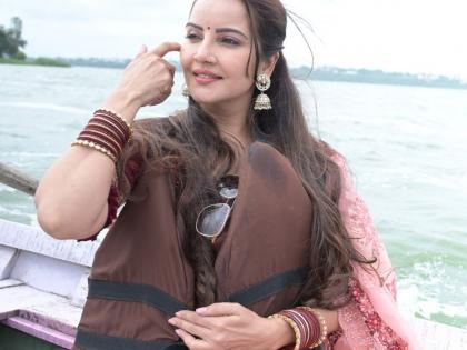 Geetanjali Mishra revels in boat ride despite being hydrophobic | Geetanjali Mishra revels in boat ride despite being hydrophobic Geetanjali Mishra revels in boat ride despite being hydrophobic | Geetanjali Mishra revels in boat ride despite being hydrophobic