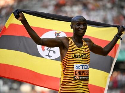 Uganda's Cheptegei wins 10,000m world title three times in a row | Uganda's Cheptegei wins 10,000m world title three times in a row