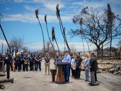Biden, First Lady inspect wildfire destruction in Hawaii | Biden, First Lady inspect wildfire destruction in Hawaii
