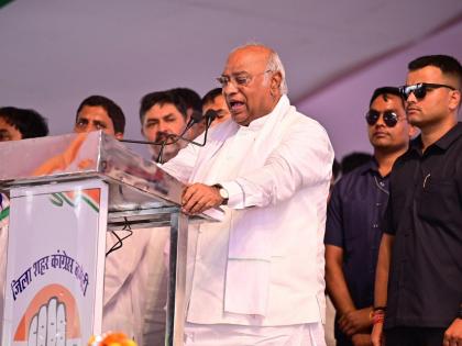 Modi and Shivraj are PM and CM because of Congress: Kharge | Modi and Shivraj are PM and CM because of Congress: Kharge Modi and Shivraj are PM and CM because of Congress: Kharge | Modi and Shivraj are PM and CM because of Congress: Kharge