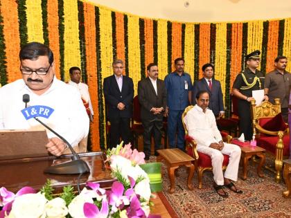 KCR inducts Mahender Reddy into cabinet 3 months before polls | KCR inducts Mahender Reddy into cabinet 3 months before polls