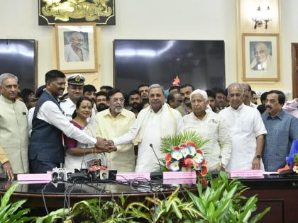Umashree, Seetharam, Sudham Das take oath as MLCs in Karnataka | Umashree, Seetharam, Sudham Das take oath as MLCs in Karnataka Umashree, Seetharam, Sudham Das take oath as MLCs in Karnataka | Umashree, Seetharam, Sudham Das take oath as MLCs in Karnataka