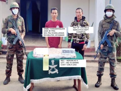 Heroin worth Rs 22.42 cr seized in Tripura, Meghalaya, Mizoram; 7 drug peddlers held | Heroin worth Rs 22.42 cr seized in Tripura, Meghalaya, Mizoram; 7 drug peddlers held