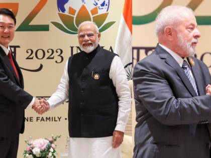 PM Modi meets Brazil, Korean Presidents and German Chancellor | PM Modi meets Brazil, Korean Presidents and German Chancellor