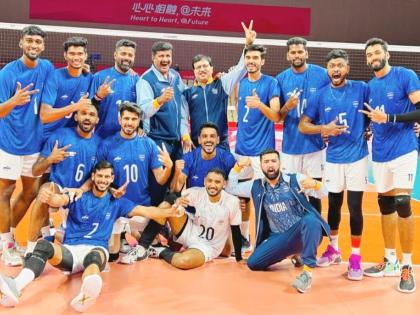 Asian Games: Indian men's volleyball team remain on course to history with 3-0 rout of Chinese Taipei | Asian Games: Indian men's volleyball team remain on course to history with 3-0 rout of Chinese Taipei Asian Games: Indian men's volleyball team remain on course to history with 3-0 rout of Chinese Taipei | Asian Games: Indian men's volleyball team remain on course to history with 3-0 rout of Chinese Taipei