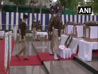 Wreath laying ceremony of CRPF personnel who lost their lives in Sopore terror attack held in Srinagar | Wreath laying ceremony of CRPF personnel who lost their lives in Sopore terror attack held in Srinagar