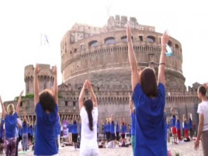 Indian Embassy in Rome celebrates 7th International Day of Yoga | Indian Embassy in Rome celebrates 7th International Day of Yoga