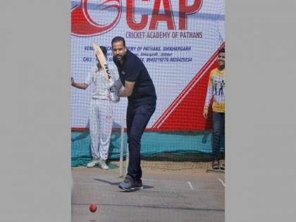 Ace Cricketer Yusuf Pathan inaugurates the Cricket Academy of Pathans in Jodhpur as part of its PAN India Expansion | Ace Cricketer Yusuf Pathan inaugurates the Cricket Academy of Pathans in Jodhpur as part of its PAN India Expansion