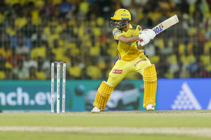 IPL 2024: Gaikwad's ton, Dube's knock propel Chennai to 210/4 against Lucknow | IPL 2024: Gaikwad's ton, Dube's knock propel Chennai to 210/4 against Lucknow