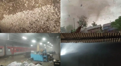Back-to-back hailstorms in Assam's Tinsukia cause severe damages, kills 2 | Back-to-back hailstorms in Assam's Tinsukia cause severe damages, kills 2