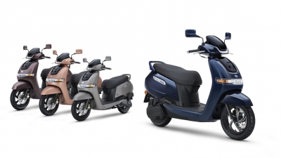 TVS Motor unveils new iQube electric scooter | TVS Motor unveils new iQube electric scooter