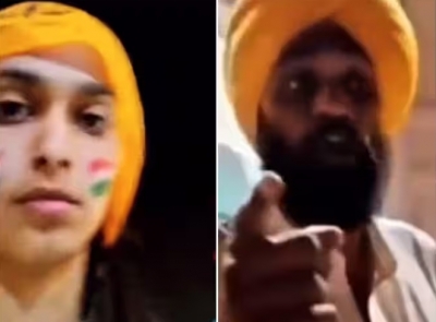 Woman with national flag tattoo on face denied entry into Golden Temple | Woman with national flag tattoo on face denied entry into Golden Temple