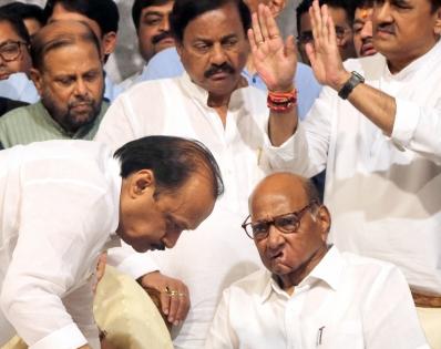 Sharad Pawar pats Ajit Pawar, says he's done a lot for NCP | Sharad Pawar pats Ajit Pawar, says he's done a lot for NCP Sharad Pawar pats Ajit Pawar, says he's done a lot for NCP | Sharad Pawar pats Ajit Pawar, says he's done a lot for NCP