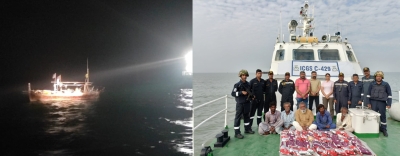 50 kg heroin worth Rs 350 cr seized from Pakistani boat near IMBL | 50 kg heroin worth Rs 350 cr seized from Pakistani boat near IMBL 50 kg heroin worth Rs 350 cr seized from Pakistani boat near IMBL | 50 kg heroin worth Rs 350 cr seized from Pakistani boat near IMBL