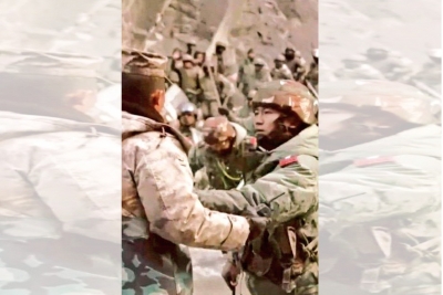China's Galwan video showcased Indian Army Captain's bravery | China's Galwan video showcased Indian Army Captain's bravery