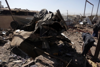 Saudi-led coalition airstrikes kill 8 in Yemen after Houthis' cross-border attack | Saudi-led coalition airstrikes kill 8 in Yemen after Houthis' cross-border attack