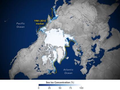 NASA records 6th lowest Arctic sea ice, low growth in Antarctic ice cover | NASA records 6th lowest Arctic sea ice, low growth in Antarctic ice cover NASA records 6th lowest Arctic sea ice, low growth in Antarctic ice cover | NASA records 6th lowest Arctic sea ice, low growth in Antarctic ice cover